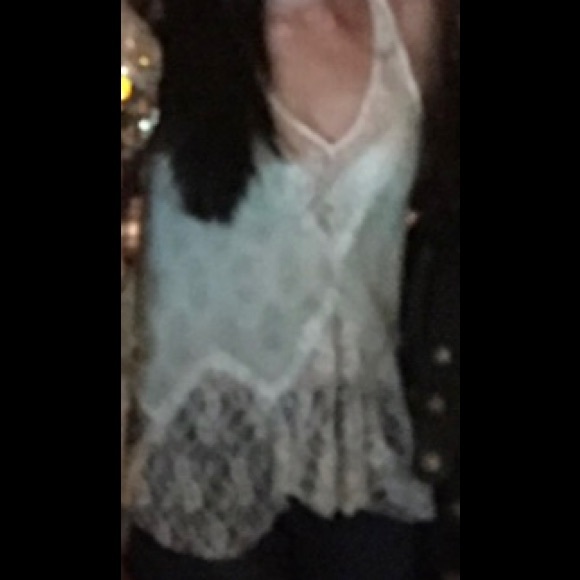 Free People Cute Lacey top Sz XS - Picture 3 of 7